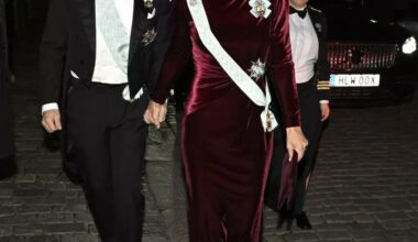 Crown Princess Victoria and Prince Daniel attend the Swedish Academy's ceremonial meeting