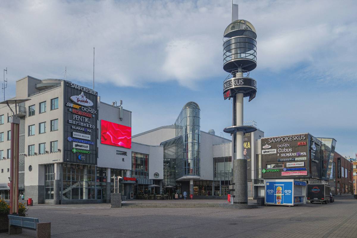 Shopping centre at Lordi's Square in Rovaniemi