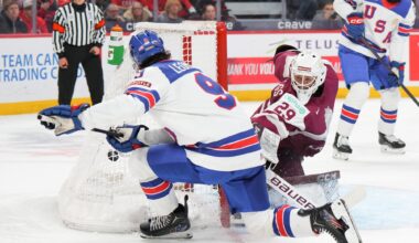 IIHF - Americans burst Latvia’s bubble