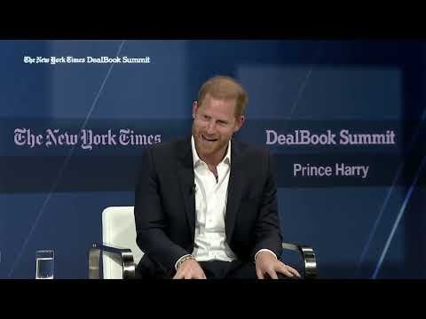 Prince Harry interview at The New York Times DealBook Summit