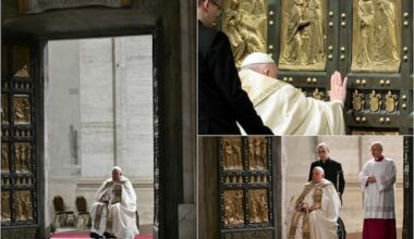 Giubileo 2025 al via, Papa Francesco ha aperto la Porta santa