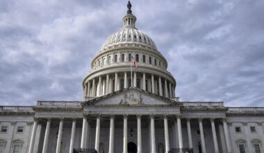 FILE - The Capitol is seen in Washington, Nov. 4, 2024. Congress has a short but important to-do list as lawmakers return to Washington this coming week for what is known as a lame-duck session. (AP Photo/J. Scott Applewhite)