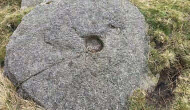 Spotted this yoke up Hen Mountain. Was curious, could it be manmade? Ancient ashtray? Any suggestions welcome.