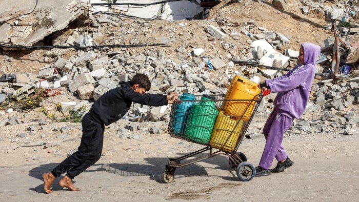Israeli curbs on Gaza water supplies are ‘acts of genocide’, rights agency says