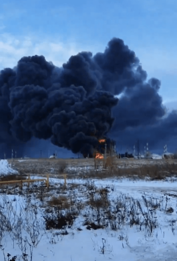 Last weeks attack on the same depot