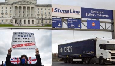 'Illusion of democracy!' Unionists fume after 'rigged vote' sees Stormont extend hated Brexit trade agreement