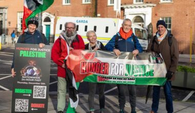 Republican hunger strikers and British army veteran join together for Palestine