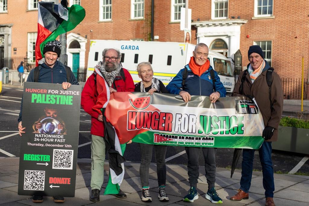 Republican hunger strikers and British army veteran join together for Palestine