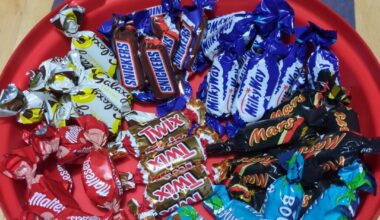 Came home to this. Not sure what to do next. Part of me likes it because it's more info, I now know there is only 3 twix left so better get one before its too late. Another part of me wants to just grab them and mix em all up, upset the established order. Where do you stand on this?