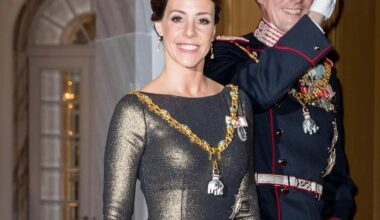 Fashion Flashback: Princess Marie at the Danish New Year’s Levee, both of Margrethe’s sons married stylish babes