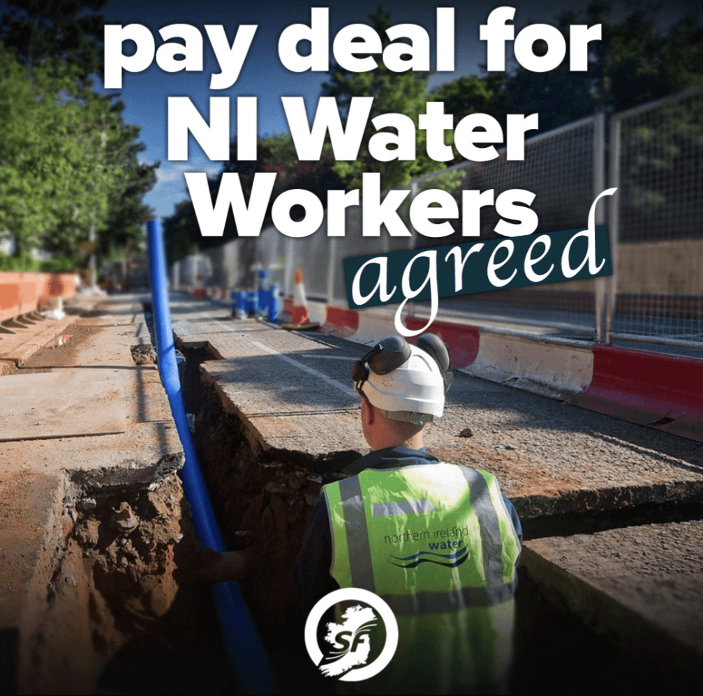 Uppa the Water Workers: 5% pay rise and £1,500 to every worker