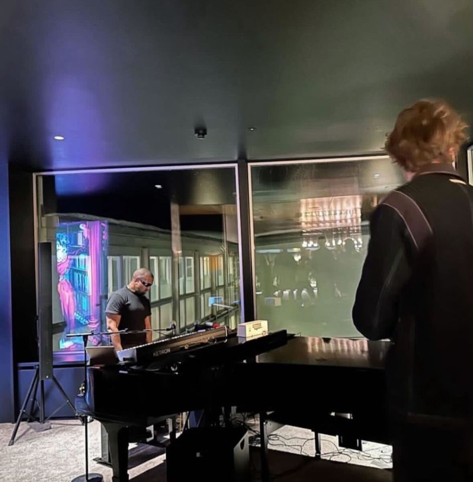 Kanye West resurfaces in the studio after spending Christmas in Tokyo