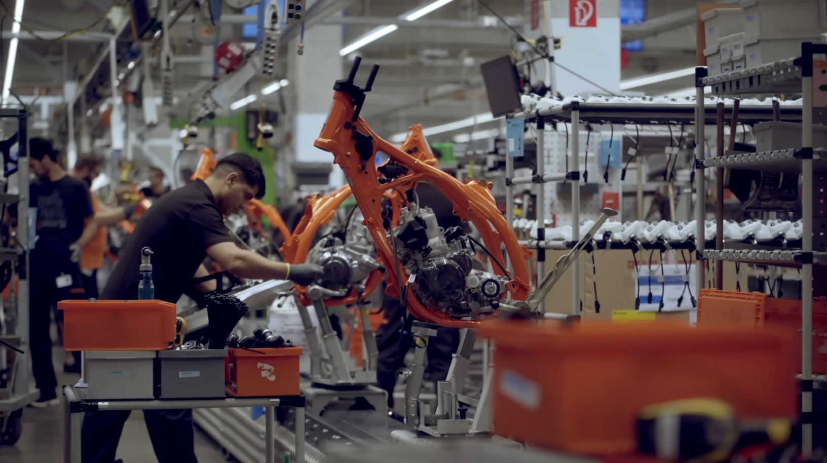 Video: Exclusive behind-the-scenes journey at KTM in Mattighofen, Austria