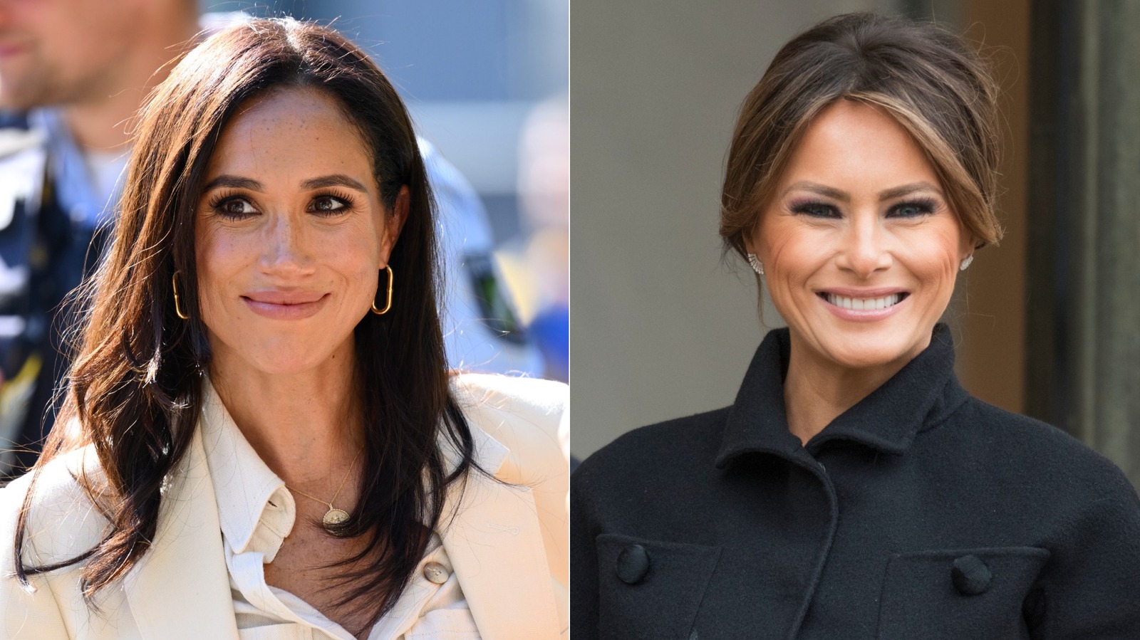 5 Times Meghan Markle & Melania Trump Basically Wore The Same Thing