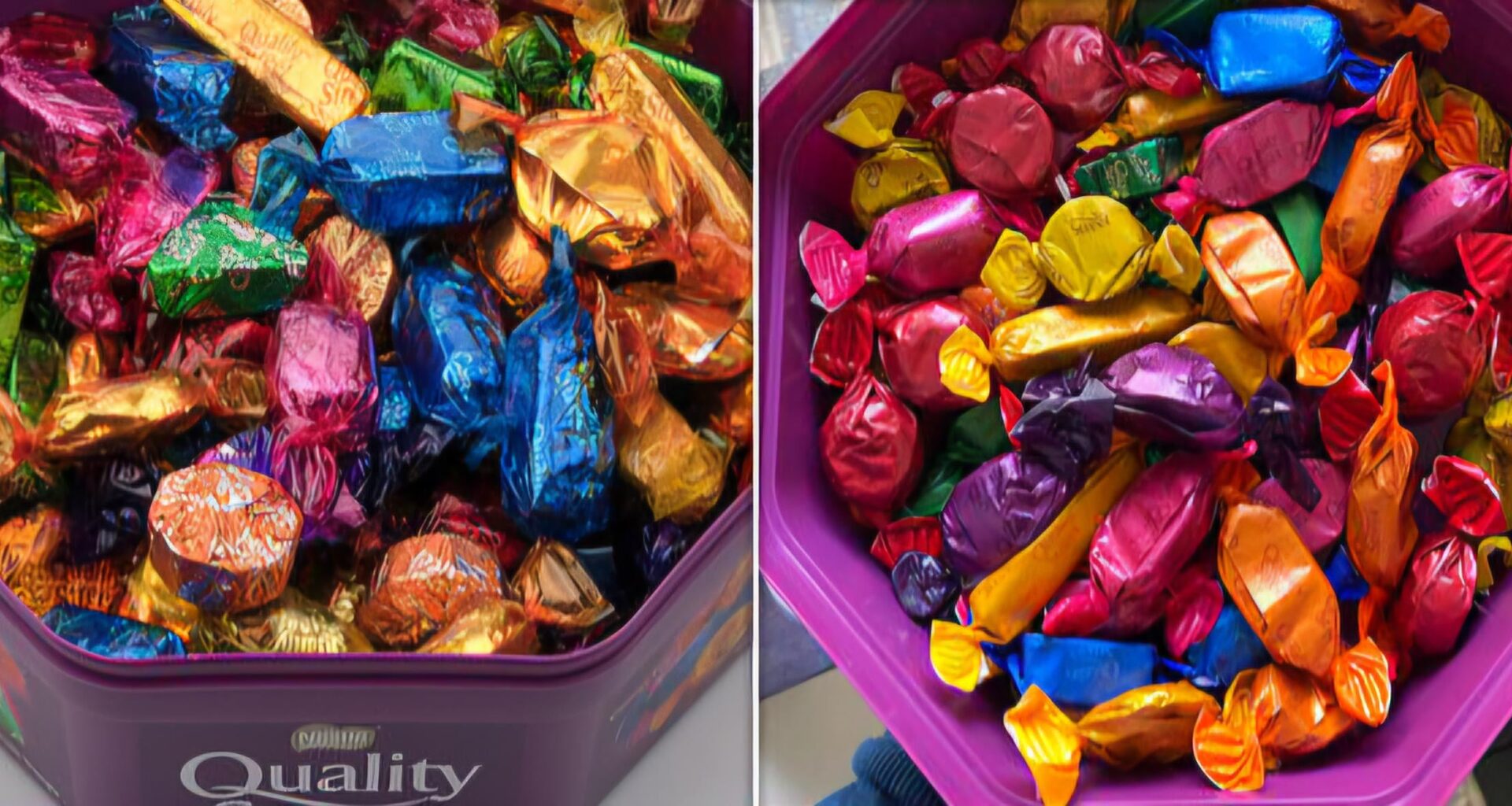 Does anybody else miss the old Quality Street wrappers because of... well... the taste?