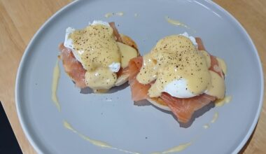 Christmas eve breakfast - Eggs Royale