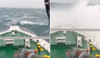 VIDEO: Watch Croatia’s largest ferry battle 6-metre waves