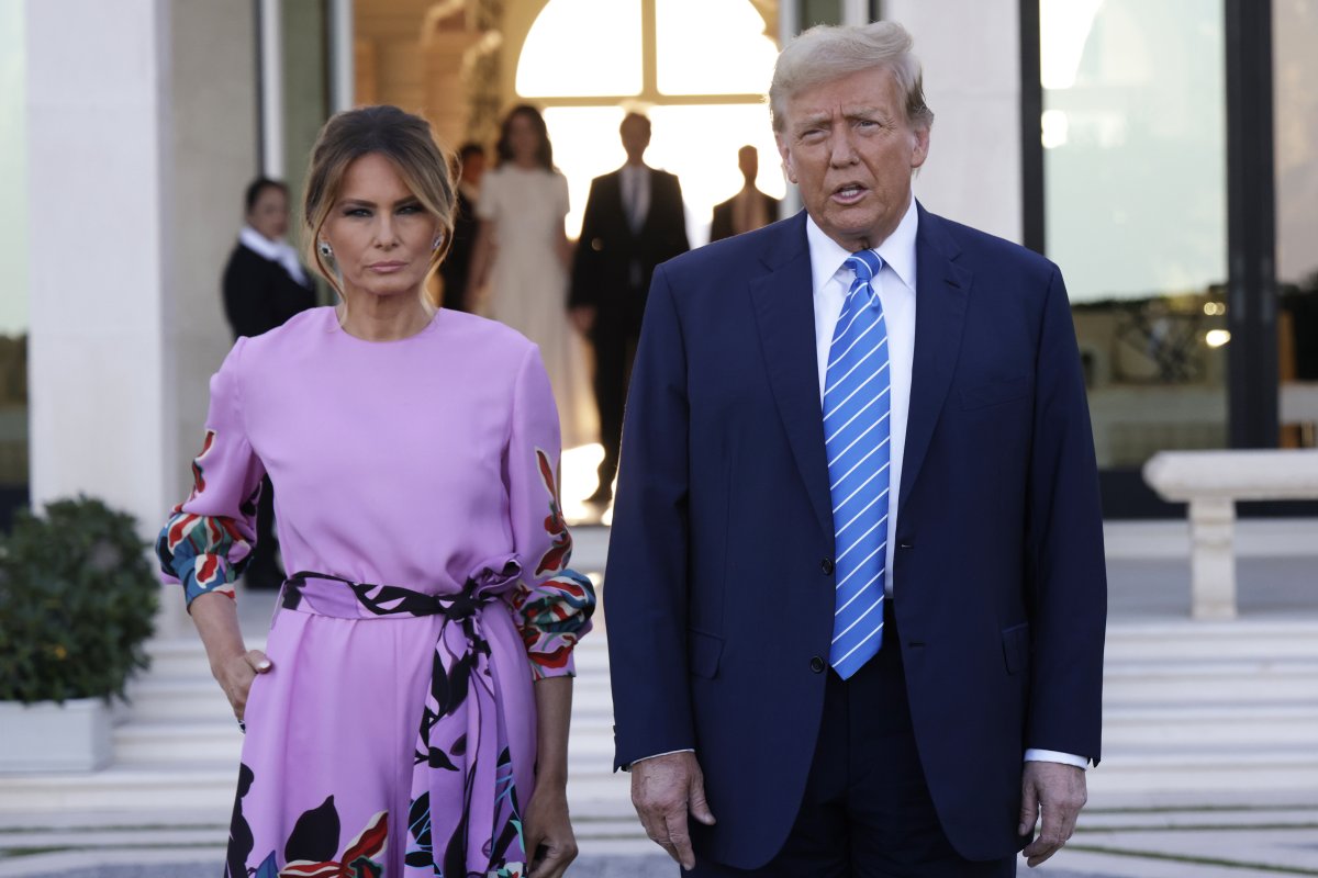 Melania Trump and Donald Trump