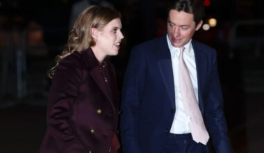 Pregnant Princess Beatrice beams as she arrives to film Kate’s Christmas carol concert alongside Royal Family – The Sun