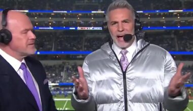 NFL Network star Kurt Warner leaves fans stunned with 'space jacket' outfit as broadcast partner Rich Eisen pokes fun