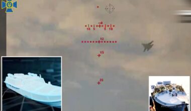 Heart-stopping moment Sea Baby drones blast Russian helicopters with machine guns in daring raid on Putin’s bridge