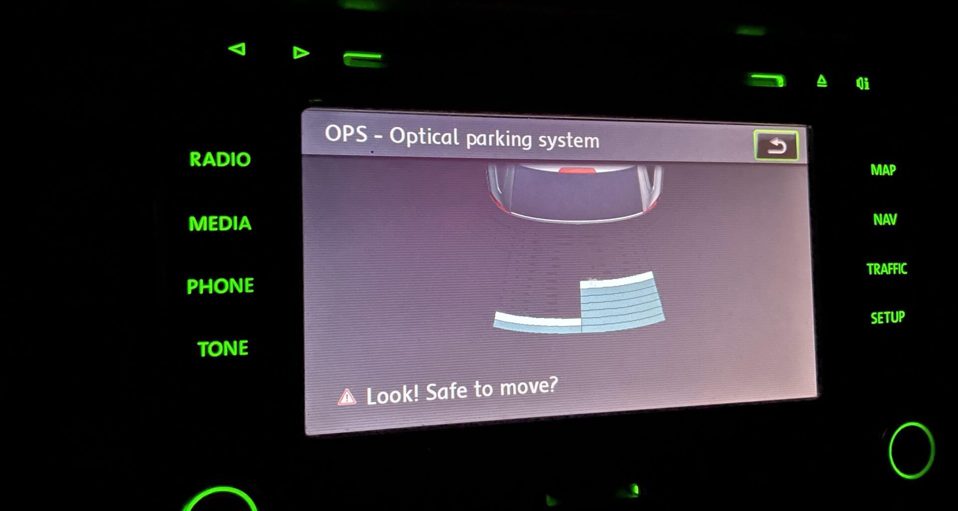 OPS парктроник при смяна на фабрична Шкода Октавия 2 навигация с Андроид