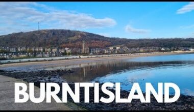 Exploring the historic seaside town of Burntisland in Scotland, UK