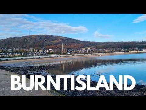 Exploring the historic seaside town of Burntisland in Scotland, UK