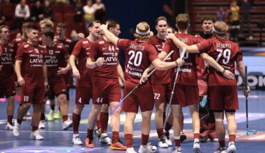 Latvijas Florbola savienība » LV » 2024/2025 » Jaunumi » Somiem laimīga izglābšanās, latviešiem cerīgs zaudējums