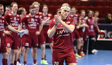 Latvijas Florbola savienība » LV » 2024/2025 » Jaunumi » Čempioni mūsu izlases vārtos saber velna duci