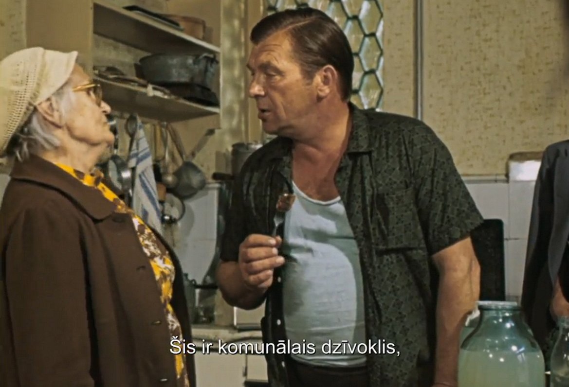Daily life of a communal flat. Film "Trīs dienas pārdomām"