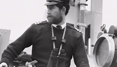Prince Charles (I mean, Charles III) sporting a beard during his service in the Royal Navy. 1970s