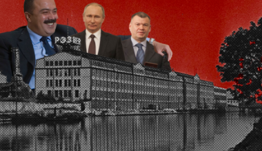 Russian oligarchs and Putin with Riga Electrical Machinery Factory