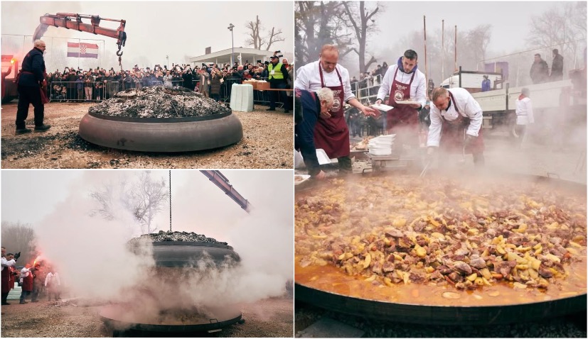 World’s largest Peka cooked in Croatian town of Oroslavje 
