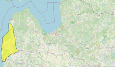 Yellow alert for river flooding in Kurzeme, Latvia / Article