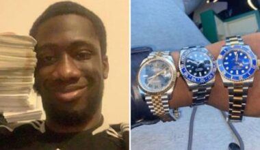 Drug dealer caught after he wore three Rolex watches on his wrist