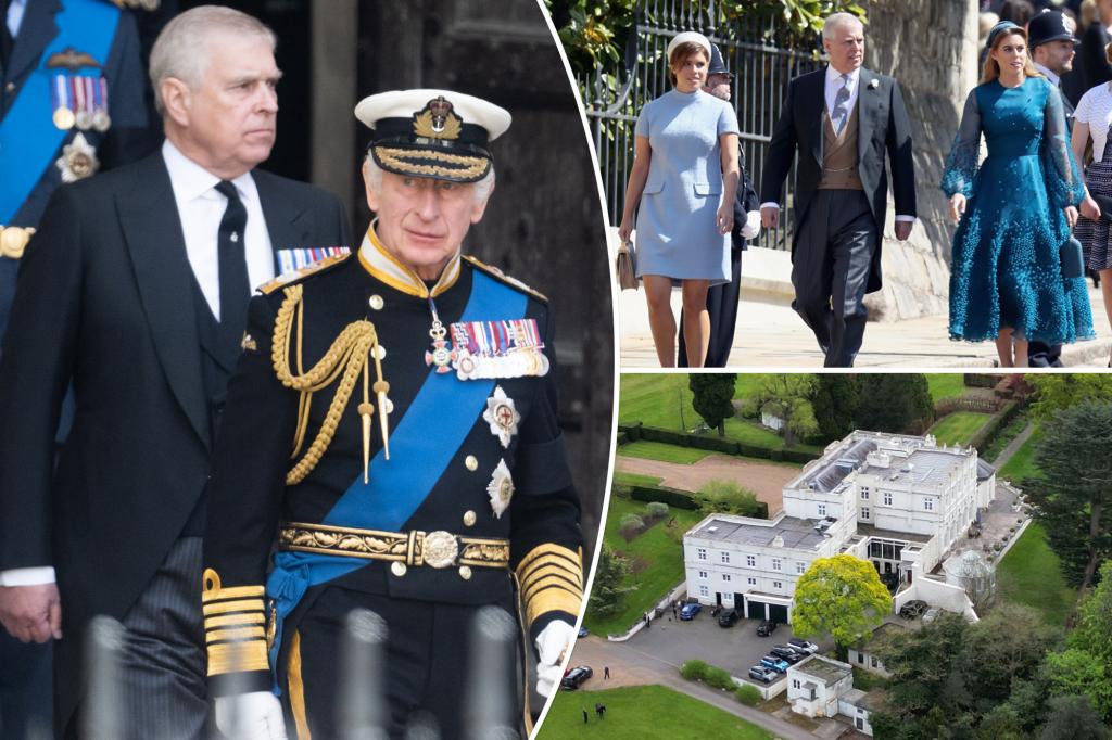 Prince Andrew receives visits from these concerned royals as eviction war with King Charles heats up: report