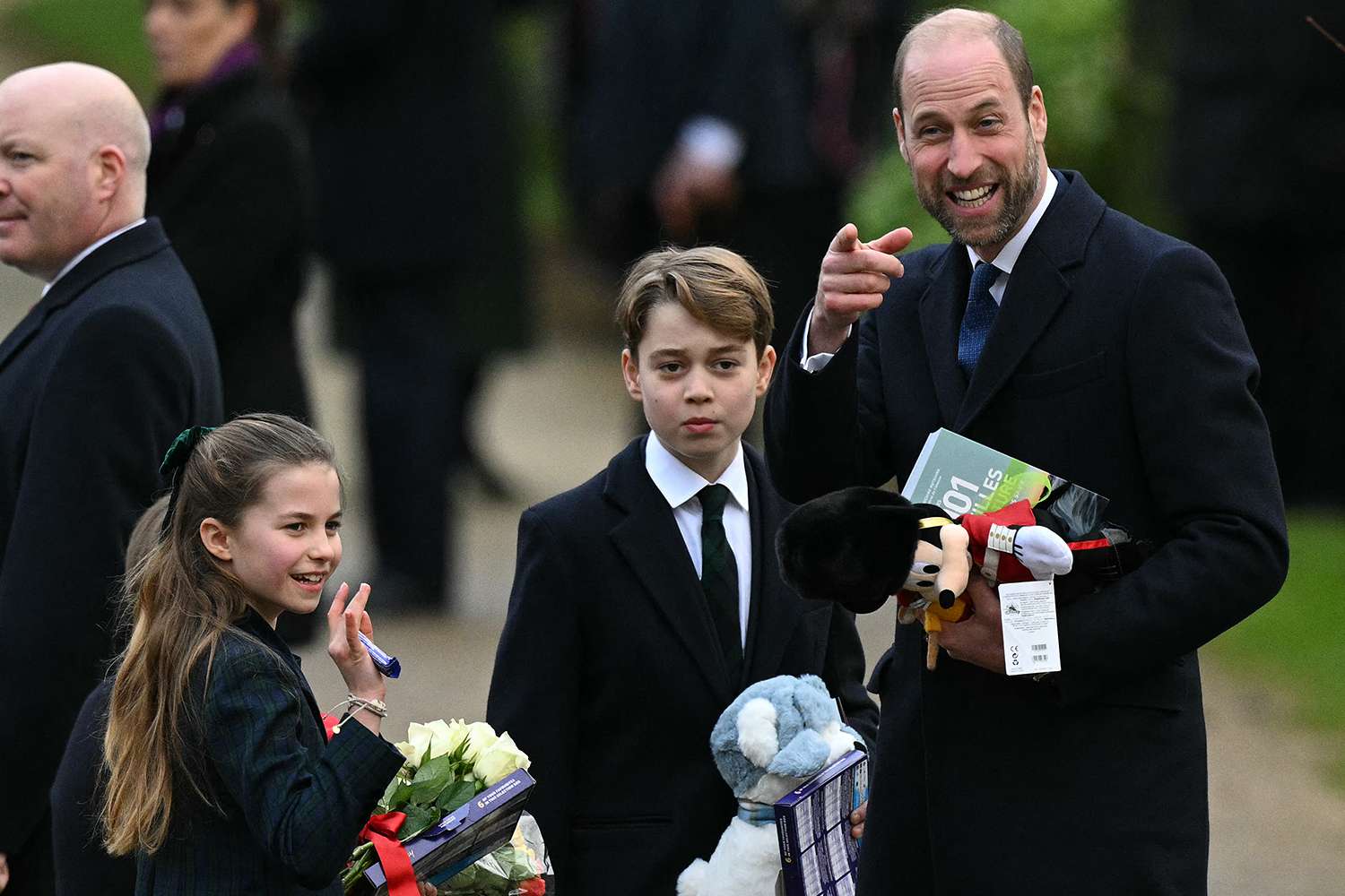 Princess Charlotte Takes Christmas Day Selfie with Royal Fan at Sandringham