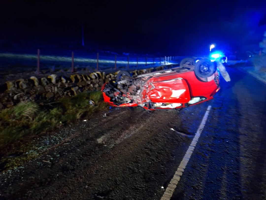 Fortunately no one was killed - two car collision involving a drink driver.