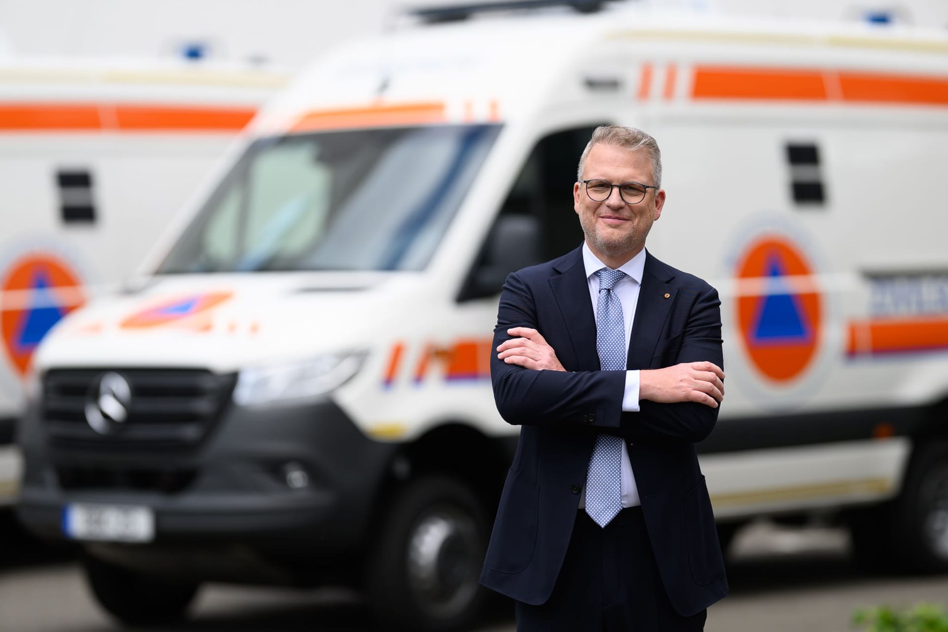 René Funk: Der Jurist ist seit Oktober 2023 Vizepräsident des Bundesamtes für Bevölkerungsschutz und Katastrophenhilfe.
