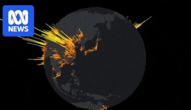 The world's solar farms visualised as a beautiful 3D spike chart