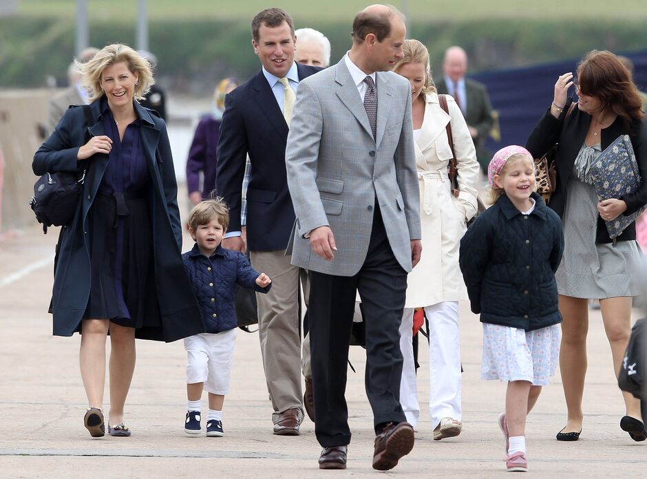 The royals in Scrabster Harbour