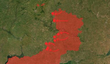 Ukraine War Map Reveals Russian Advances Near Frontline Towns