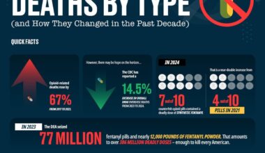 U.S. Drug Overdose Deaths by Type (and How They Changed in the Past Decade)