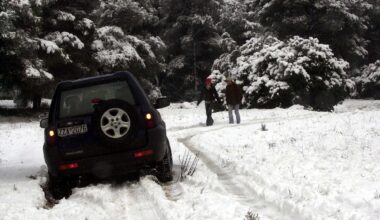 Snowfall, Wintry Conditions in Much of Greece This Weekend