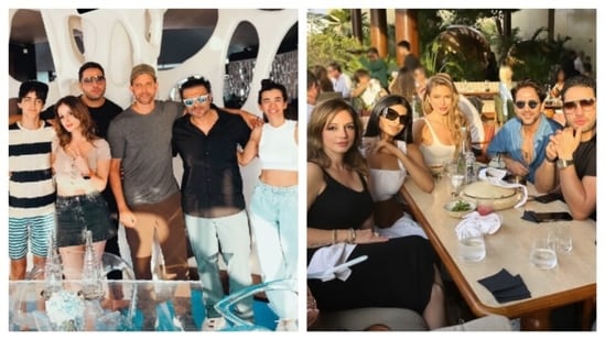 Sussanne Khan took to Instagram to share pictures of her vacation. Hrithik Roshan was also seen in it. (Instagram)