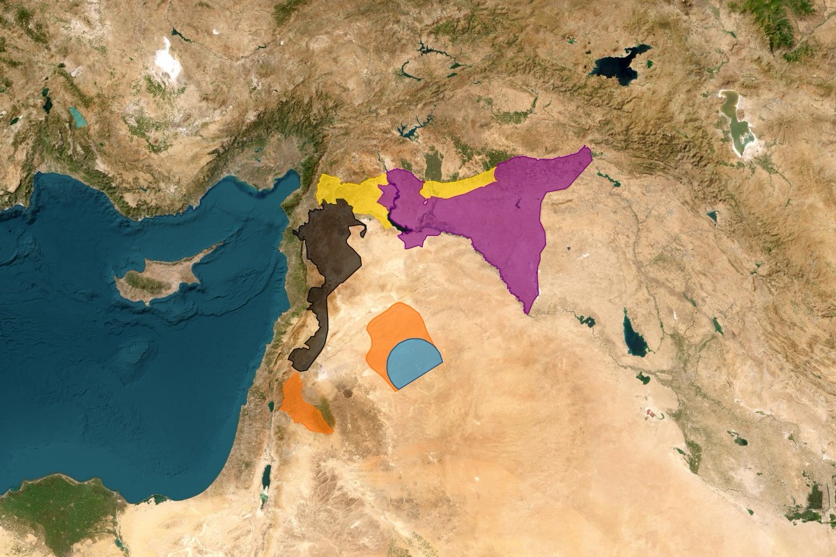 Syria War Map Shows Who Controls Country's Regions