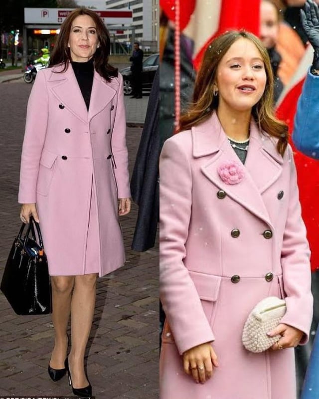 Princess Isabella and Josephine rewearing their mother’s clothes