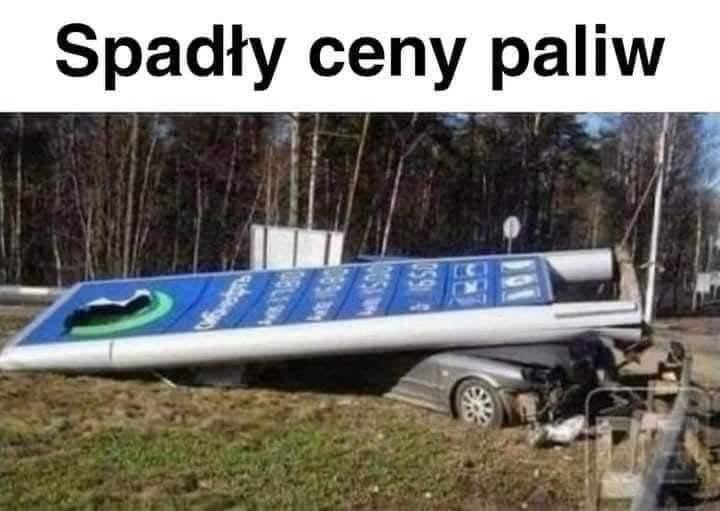 Ceny paliwa totalnie poleciały w dół, haha!