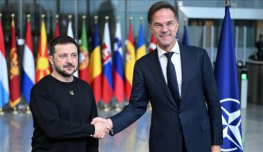 Zelenskyy meets with NATO chief in Brussels to discuss Ukraine’s security